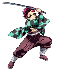Tanjiro wielding second sword