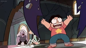 Steven Universe swallowed.jpg (196 KB) Steven being eaten by a Giant Bird.