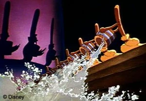 The Cleaning Spell in Disney's Fantasia.