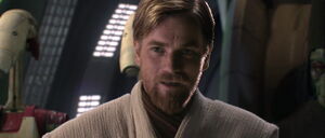Obi-Wan Kenobi facing General Grievous