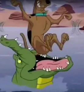 Scooby swallowed.png (460 KB) Scooby-Doo swallowed by a crocodile