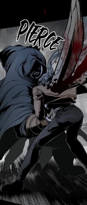 Nanzu stabbing and mortally wounding Kasha.