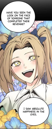 Rachel's newfound happiness after killing her father.