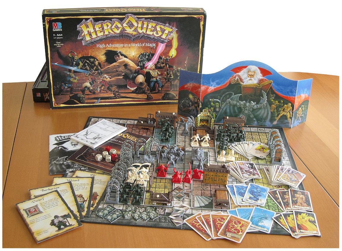 hero quest board game complete