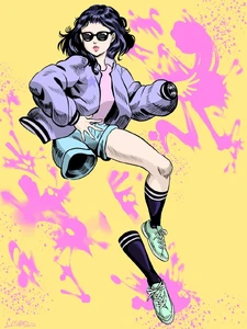 Fan Art de Shizuka adolescente par Rosa Reverie.