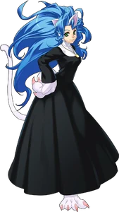 Felicia en tenue de Nonne.