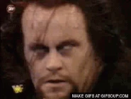 les yeux effrayants de l'Undertaker