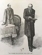 Holmes rencontrant Moriarty