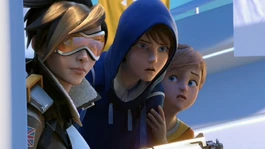 Brian et Timmy avec Tracer.