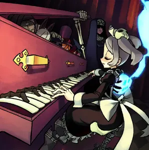 Artiste réalisé dans la BO du jeu. (Marie joue du piano)