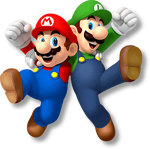 Luigi et son frère Mario