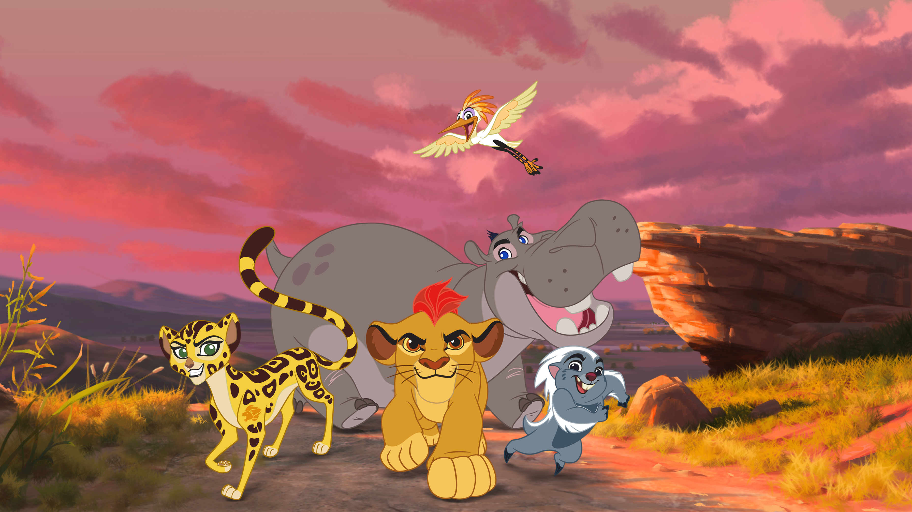 La Garde du Roi Lion, Films Disney