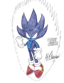 A quick redraw of an old Sonic villian I made in elementary school I think.  Inspired by Nazo and Seelkadoom, this guy is supposed to be a a Sonic,  Shadow, and Silver