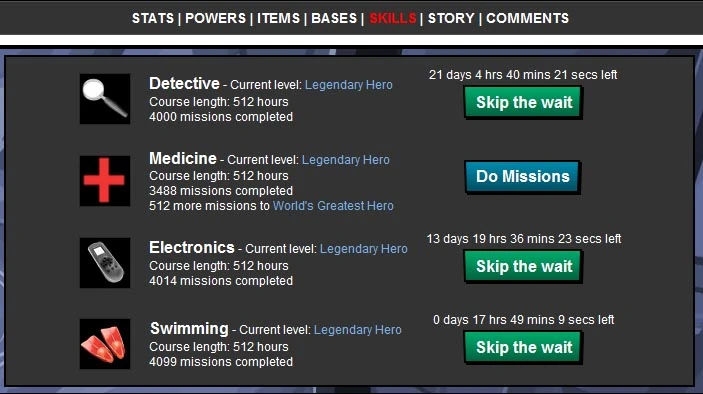 Skills Hero World Wiki Fandom