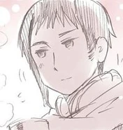 Cyprus' appearance in the manga