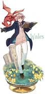 Illustration of Wales from Himaruya's Twitter.[3]