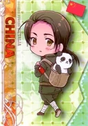 China's card from the 2008 trading cards set