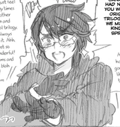 Aerica in his regular clothing, as depicted in the Hetalia: World☆Stars Volume 7 extras.