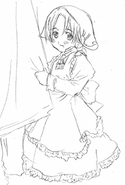 A teenage North Italy in his Chibitalia dress.