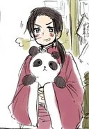 China with his panda in Prussia's Blog.