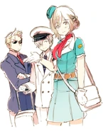 Netherlands, Luxemburg and Belgium as cabin crew members[2]