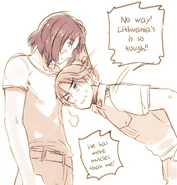 Italy "testing" Lithuania's chest[7]