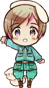 Chibi Finland with Hanatamago from 