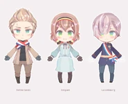 Netherlands, Belgium and Luxemburg chibis from 2022[3]