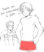 Italy wearing red udnerwear for the 2015 New Year[12]