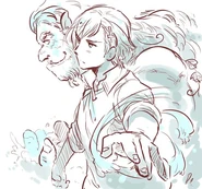 Sketch of Norway and his Troll[10]