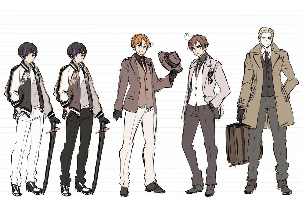World☆Stars: Gangsta | Hetalia Wiki | Fandom