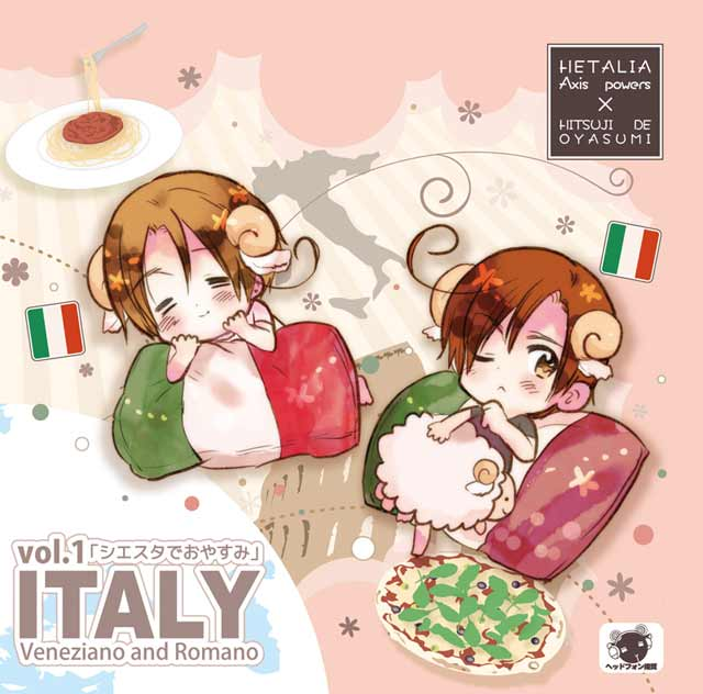 Hetalia x Goodnight with Sheep Vol. 1- Italy Veneziano and Romano