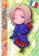 France's card from the 2008 trading cards set