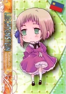 Liechtenstein's card from the 2008 trading cards set