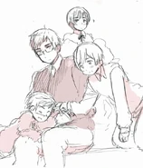 Sweden, Finland, Iceland and Ladonia from the Halloween 2014 event[12]