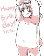 Sealand in a bear costume