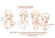 Lineup of the Nordics as kids from Axis Powers Volume 3[2]