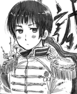 Japan in the first version of his white naval suit (from volume 1).