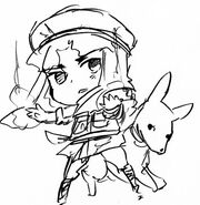 Early chibi sketch of Egypt