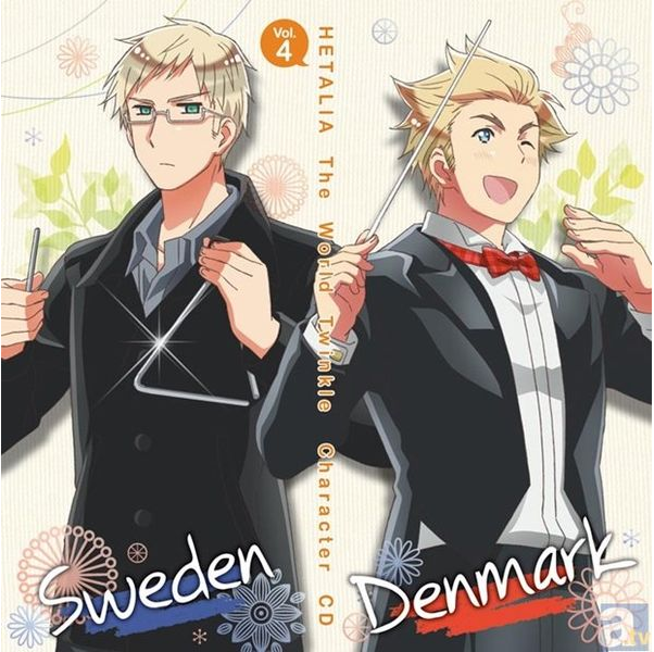 Hetalia The World Twinkle Character Cd Vol 4 Denmark And Sweden Hetalia Archives Fandom