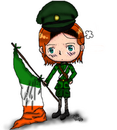 Ireland, in her IRA uniform. By Infectious-Italians.