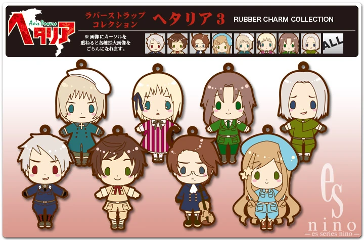Rubber Straps | Hetalia Merchandise Wiki | Fandom