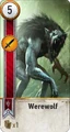 Gwint-Karte des Werwolfs