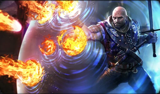 Lethos Artwork aus The Witcher Battle Arena