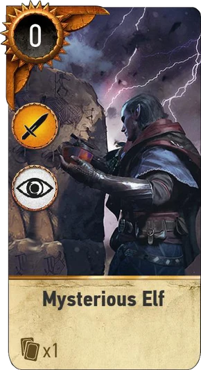 Mysteriöser Elf (Gwint-Karte) – Offizielles Hexer-Wiki - Charaktere