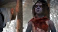 Screenshot von Geralt, der mit einem Göttling spricht