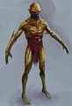 Eines der ersten Concept Art Entwürfe des Ghuls