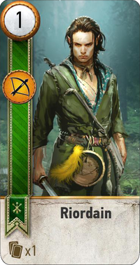 Tw3 gwent card face Riordain