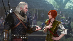 Tw3 screenshot Hearts of Stone - Geralt and Shani.png