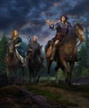 Essi, Geralt und Rittersporn verlassen Bremervoord